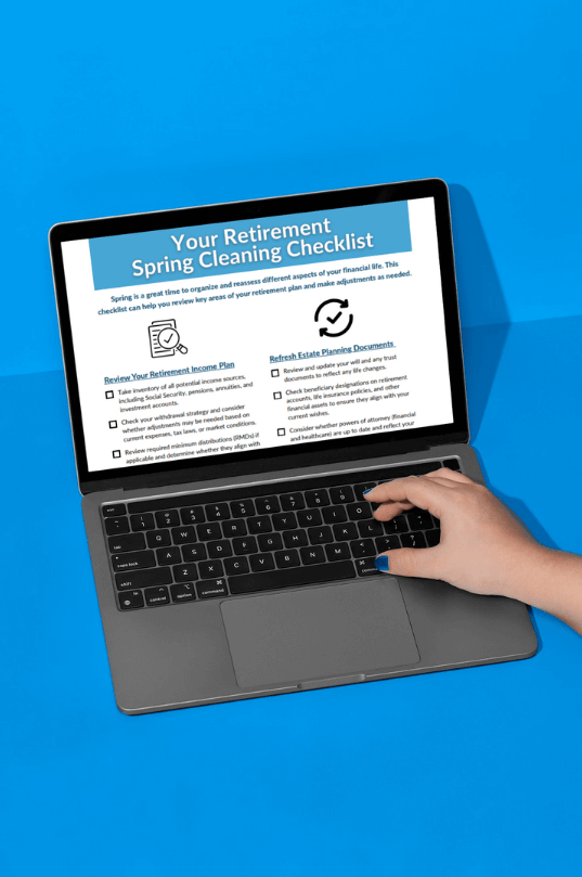 retirement spring cleaning checklist